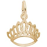 Rembrandt Tiara Charm, Gold Plate