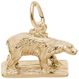 14k Gold Polar Bear Charm by Rembrandt Charms