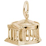 10K Gold Jefferson Memorial Charm by Rembrandt Charms