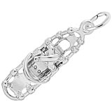 14K White Gold Snow Shoe Charm by Rembrandt Charms