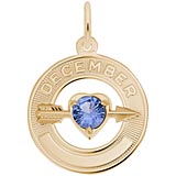 December Love Birthstone Charm