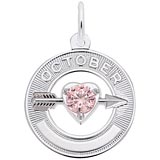 October Love Birthstone Charm