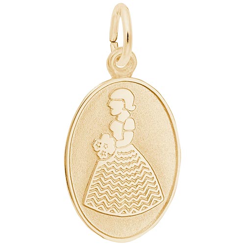 14k Gold Bridesmaid or Flower Girl by Rembrandt Charms