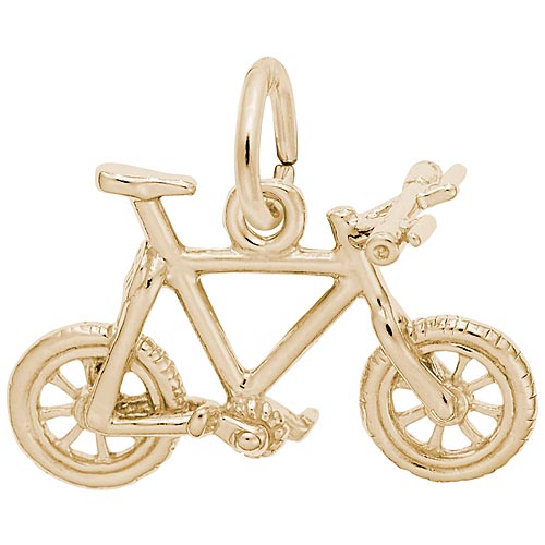 14k Gold Mountain Bike Charm by Rembrandt Charms