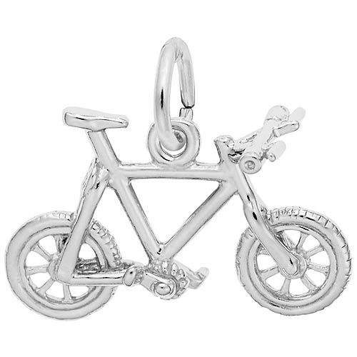 Sterling Silver Mountain Bike Charm by Rembrandt Charms