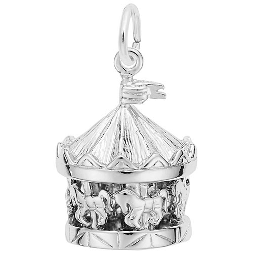 Rembrandt Carousel Charm, Sterling Silver Rembrandt Carousel Charm, Sterling Silver