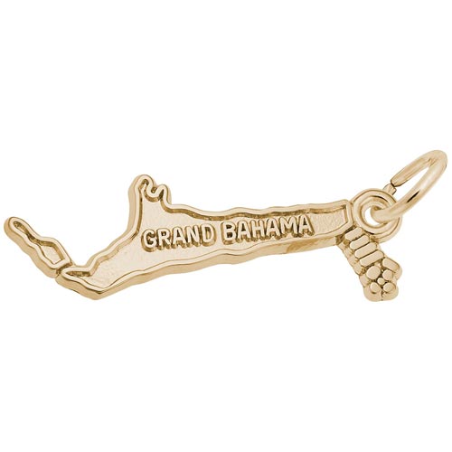 Gold Plated Grand Bahama Charm by Rembrandt Charms Gold Plated Grand Bahama Charm by Rembrandt Charms
