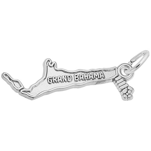 14K White Gold Grand Bahama Charm by Rembrandt Charms 14K White Gold Grand Bahama Charm by Rembrandt Charms