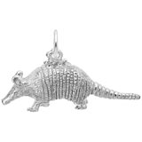 14k White Gold Armadillo Charm by Rembrandt Charms