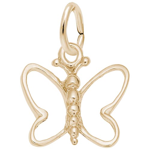 14K Gold Butterfly Charm by Rembrandt Charms