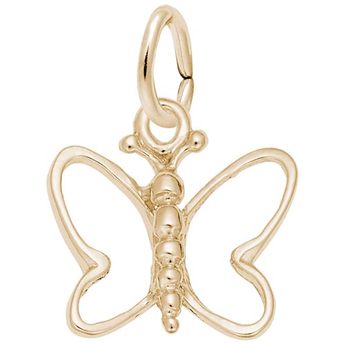 14K Gold Butterfly Charm by Rembrandt Charms 14K Gold Butterfly Charm by Rembrandt Charms