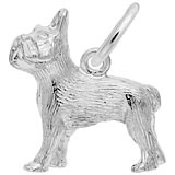 14K White Gold French Bulldog Charm by Rembrandt Charms