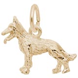 Gold Plated German Shepard Charm by Rembrandt Charms