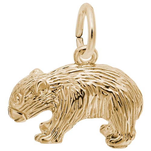 14K Gold Wombat Charm by Rembrandt Charms