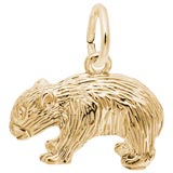 Gold Plate Wombat Charm by Rembrandt Charms