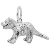 Sterling Silver Tasmanian Devil Charm by Rembrandt Charms