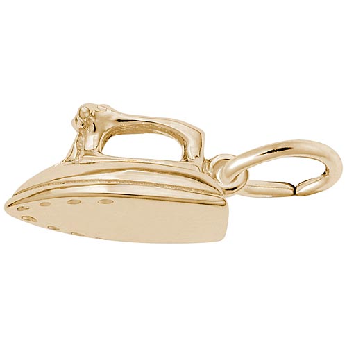 10K Gold Iron Charm by Rembrandt Charms 10K Gold Iron Charm by Rembrandt Charms