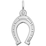 Rembrandt Lucky Horseshoe Charm, Sterling Silver
