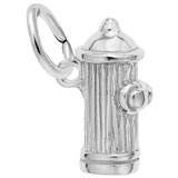 Rembrandt Fire Hydrant Accent Charm, 14K White Gold