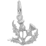 Rembrandt Thistle Charm, Sterling Silver