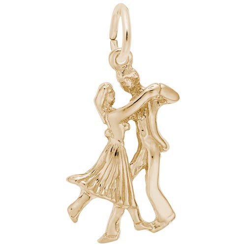 Gold Plate Dancers Charm by Rembrandt Charms Gold Plate Dancers Charm by Rembrandt Charms