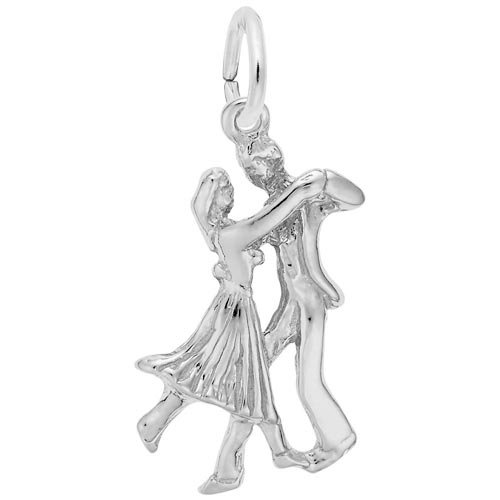 14K White Gold Dancers Charm by Rembrandt Charms 14K White Gold Dancers Charm by Rembrandt Charms