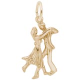 Rembrandt Dancers Charm, 14K Yellow Gold