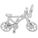 Rembrandt Bicycle Charm, Sterling Silver