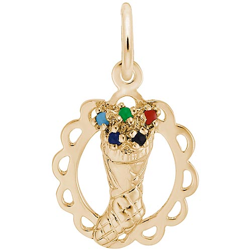 10K Gold Stocking Full of Joy Charm by Rembrandt Charms 10K Gold Stocking Full of Joy Charm by Rembrandt Charms