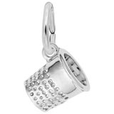 Rembrandt Thimble Charm, Sterling Silver