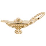 Rembrandt Magic Lamp Charm, Gold Plate