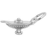 Rembrandt Magic Lamp Charm, 14K White Gold