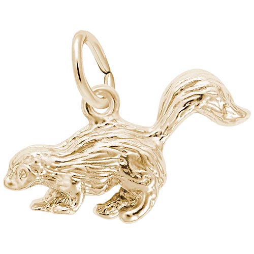 10K Gold Skunk Charm by Rembrandt Charms 10K Gold Skunk Charm by Rembrandt Charms