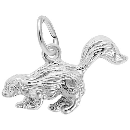Sterling Silver Skunk Charm by Rembrandt Charms Sterling Silver Skunk Charm by Rembrandt Charms