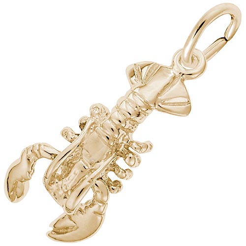 10K Gold Lobster Charm by Rembrandt Charms 10K Gold Lobster Charm by Rembrandt Charms