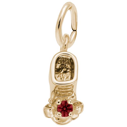 14K Gold Birth Month 01 Jan Bootie Accent by Rembrandt Charms 14K Gold Birth Month 01 Jan Bootie Accent by Rembrandt Charms