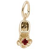 Rembrandt 01 Jan Bootie Accent Charm, 10K Yellow Gold