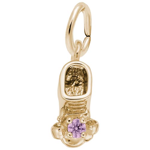 Rembrandt 10 Oct Bootie Accent Charm, 14K Yellow Gold Rembrandt 10 Oct Bootie Accent Charm, 14K Yellow Gold