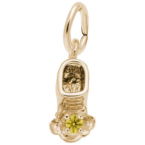 14K Gold Birth Month 11 Nov Bootie Accent by Rembrandt Charms 14K Gold Birth Month 11 Nov Bootie Accent by Rembrandt Charms