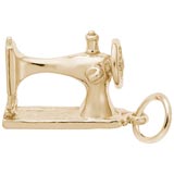 10k Gold Sewing Machine Charm by Rembrandt Charms