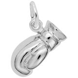 14K White Gold Boxing Glove Charm by Rembrandt Charms