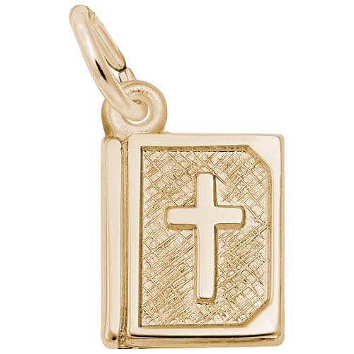 Gold Plate Bible Accent Charm by Rembrandt Charms Gold Plate Bible Accent Charm by Rembrandt Charms