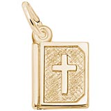14K Gold Bible Accent Charm by Rembrandt Charms