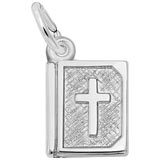 14K White Gold Bible Accent Charm by Rembrandt Charms