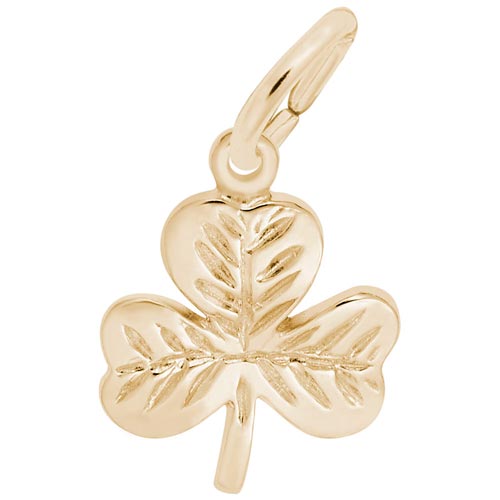 10K Gold Shamrock Charm by Rembrandt Charms 10K Gold Shamrock Charm by Rembrandt Charms