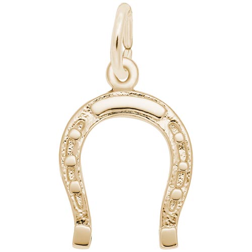 14K Gold Horseshoe Charm by Rembrandt Charms