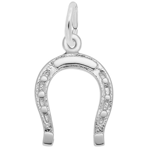 Sterling Silver Horseshoe Charm by Rembrandt Charms Sterling Silver Horseshoe Charm by Rembrandt Charms