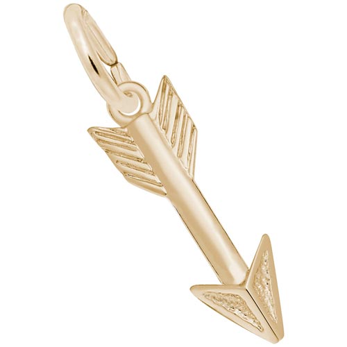 14K Gold Cupid's Arrow Charm by Rembrandt Charms 14K Gold Cupid's Arrow Charm by Rembrandt Charms