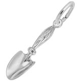 14K White Gold Gardening Shovel Charm by Rembrandt Charms