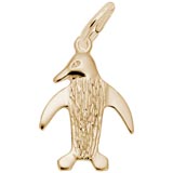 10K Gold Penguin Charm by Rembrandt Charms